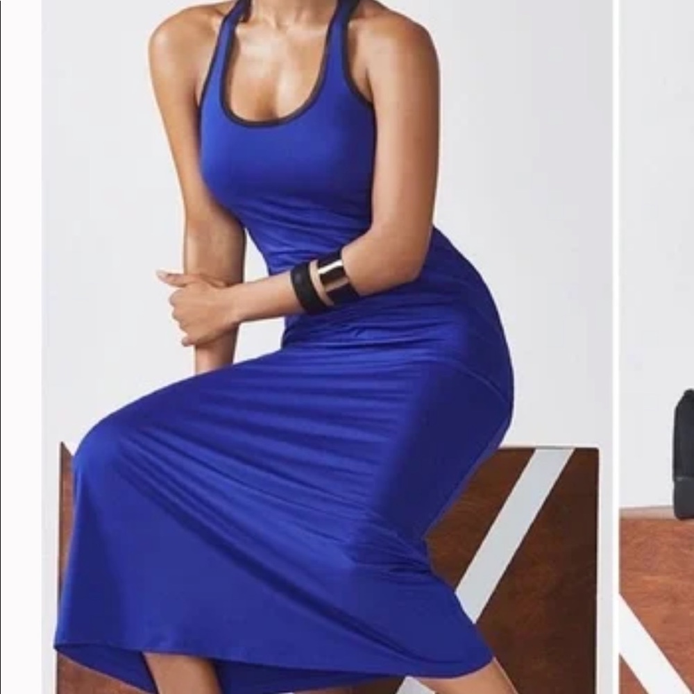 NWOT FABLETICS athletic racerback maxi dress. So cute for summer!